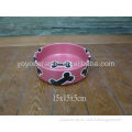 pink ceramic pet product